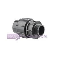 Threaded Male Polyethylene Connector Size 50x1 1-4 Threaded Male Polyethylene Connector Size 50x1 1-4